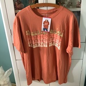 State of Mine sz XL THANKFUL MAMA t-shirt nwt